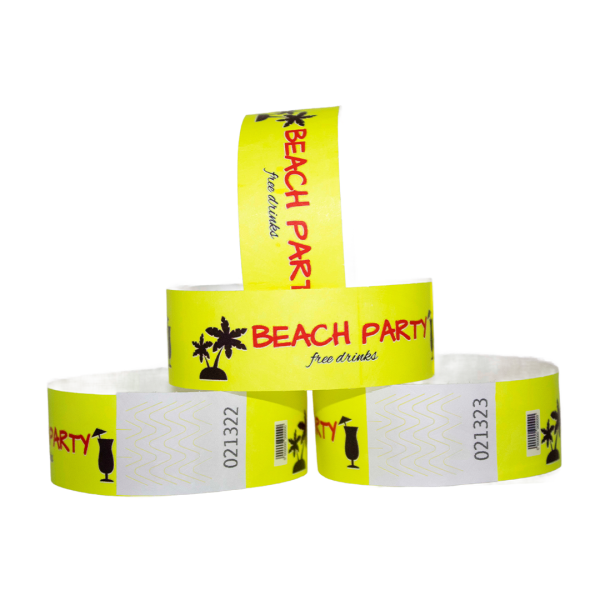 Tyvek Wristbands – Single to Full Colour Custom Printing